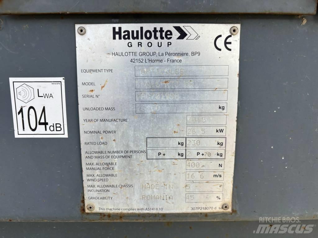 Haulotte HA 16 Alkūniniai keltuvai