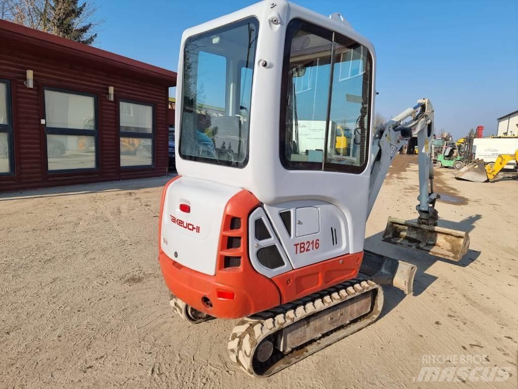 Takeuchi TB 216 Mini ekskavatoriai < 7 t