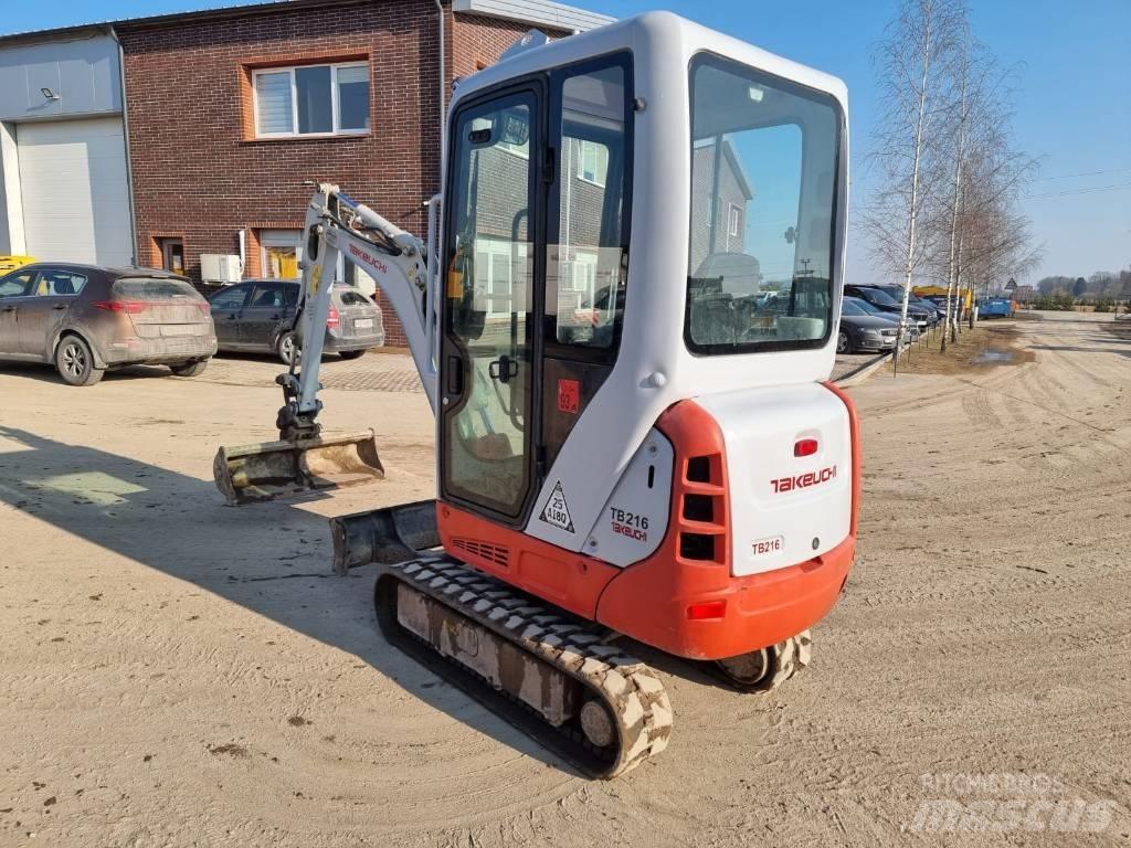 Takeuchi TB 216 Mini ekskavatoriai < 7 t
