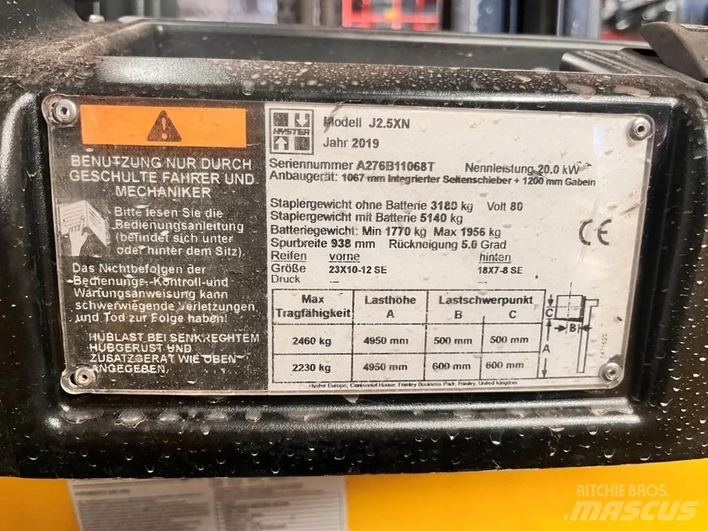 Hyster J2.5XN Elektriniai šakiniai krautuvai