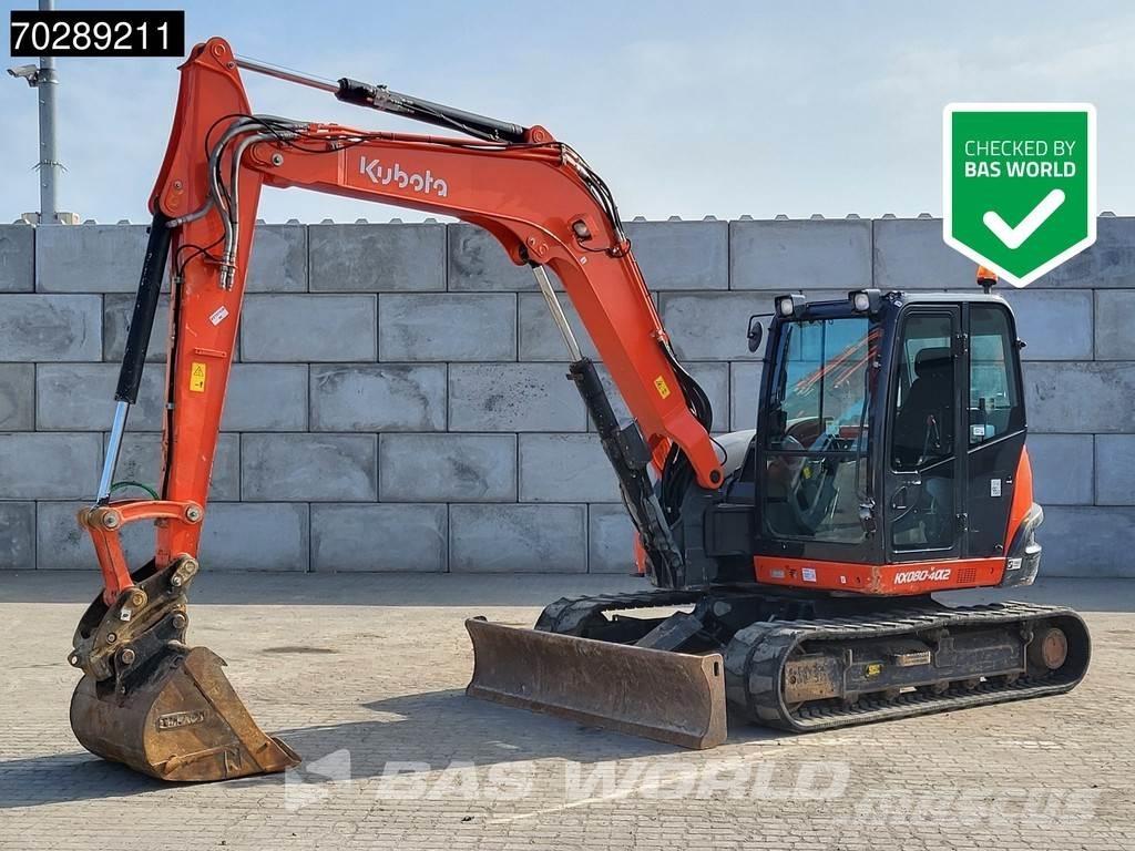 Kubota KX080-4 Mini ekskavatoriai < 7 t