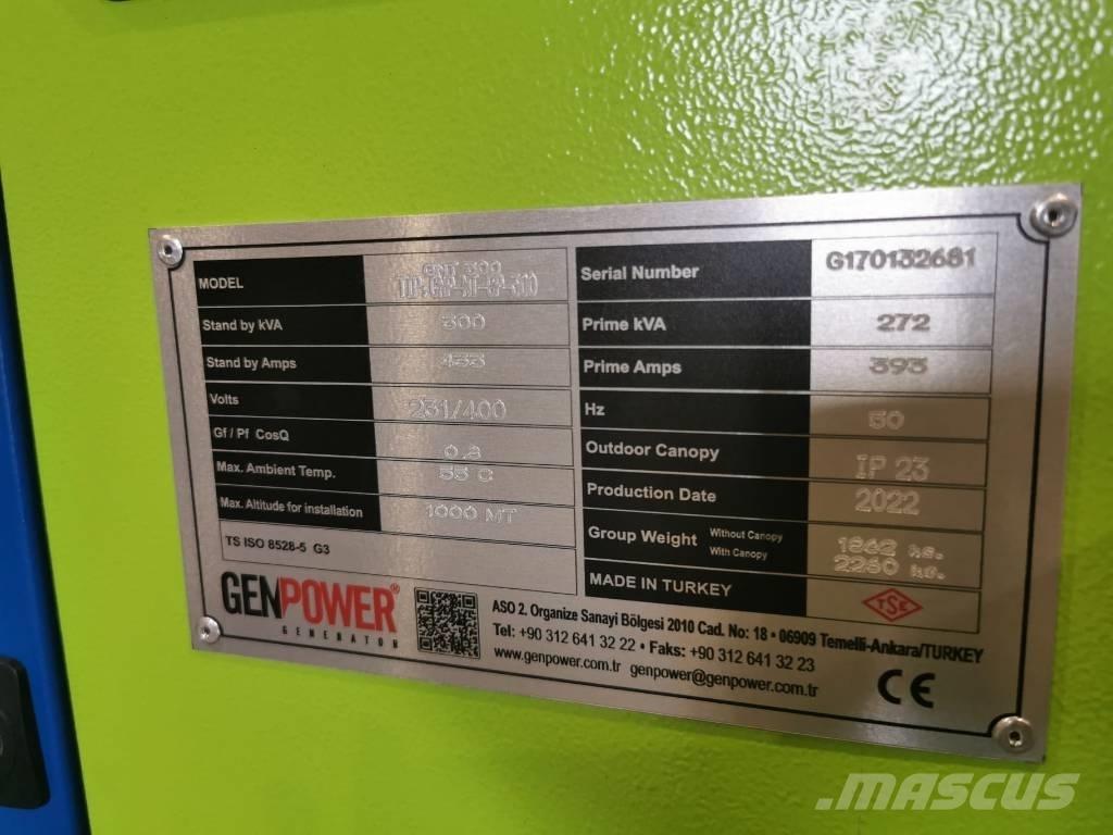 Genpower GNT 300 Dyzeliniai generatoriai