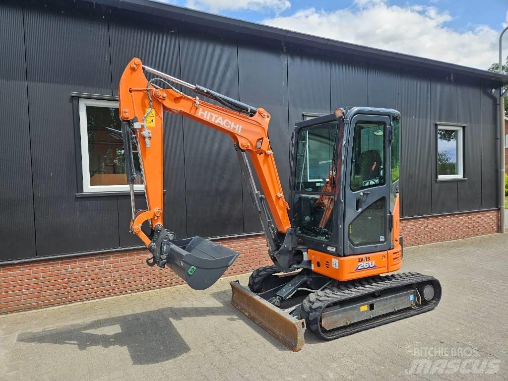 Hitachi ZX 26 Mini ekskavatoriai < 7 t