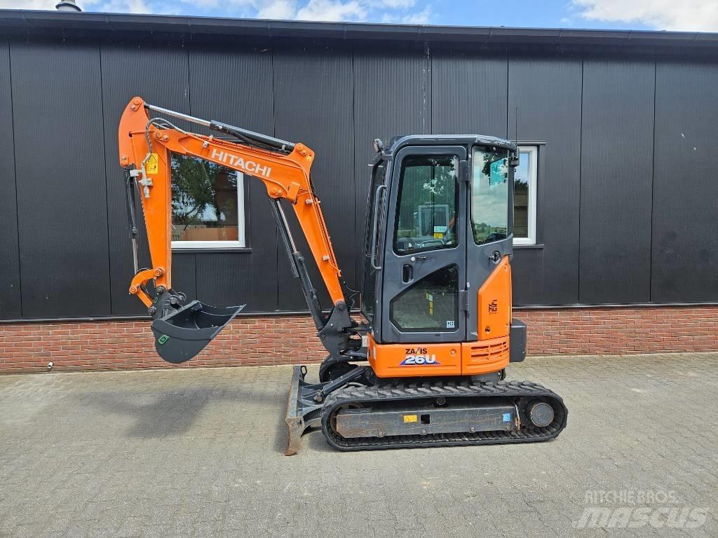 Hitachi ZX 26 Mini ekskavatoriai < 7 t
