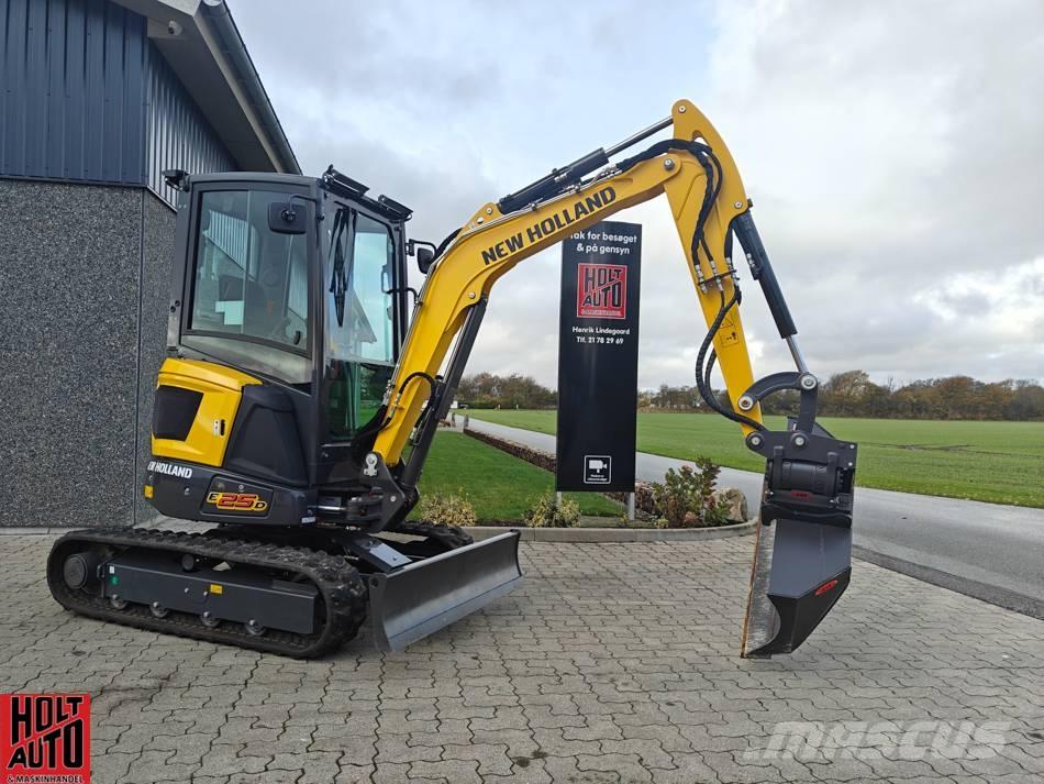 New Holland E 25 D Mini ekskavatoriai < 7 t