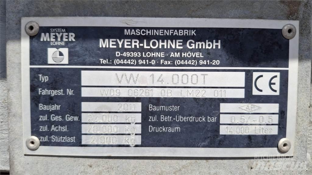 Meyer VW 14.000T Mėšlo barstytuvai