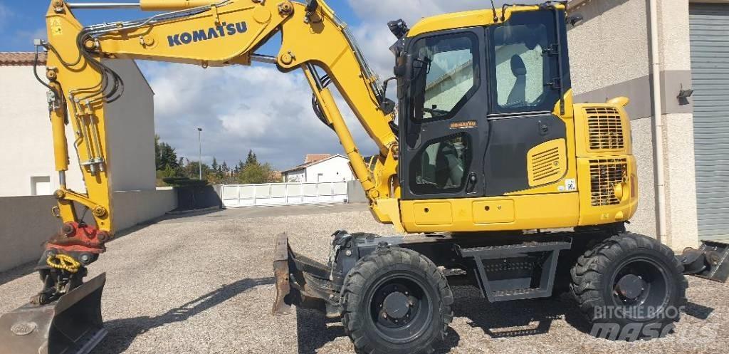 Komatsu PW98 MR10 Ratiniai ekskavatoriai