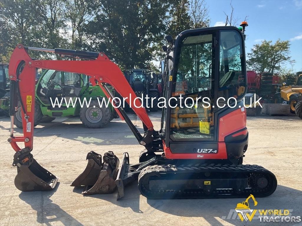 Kubota U 27-4 Mini ekskavatoriai < 7 t