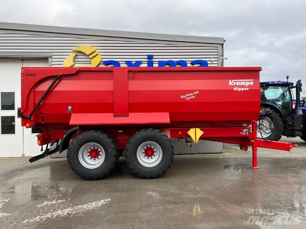 Krampe BB640 Savivartės priekabos