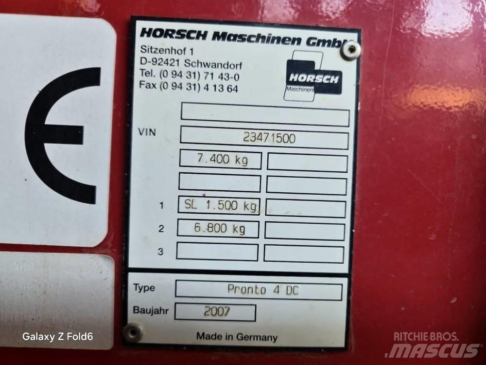 Horsch Pronto 4 DC Sėjamieji kombainai