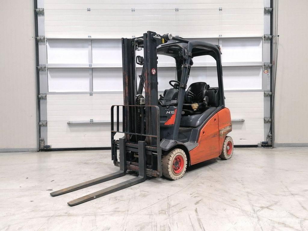Linde H16T-01 LPG (dujiniai) krautuvai