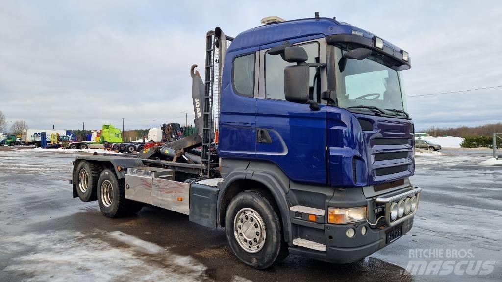 Scania R500 6X2 Sunkvežimiai su keliamuoju kabliu