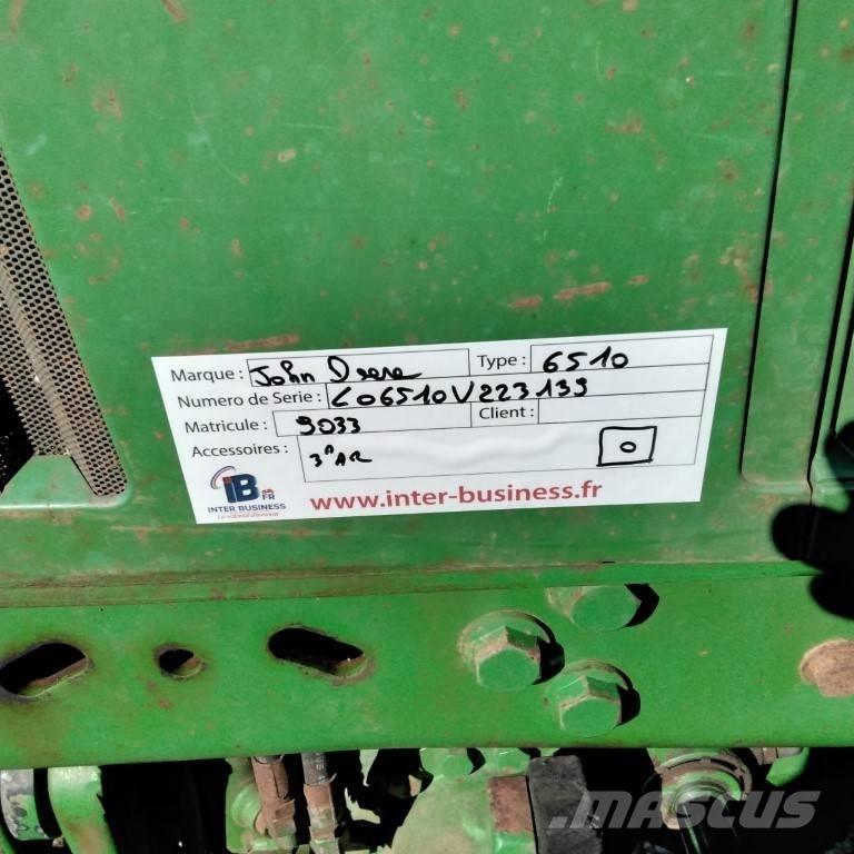 John Deere 6510 Traktoriai