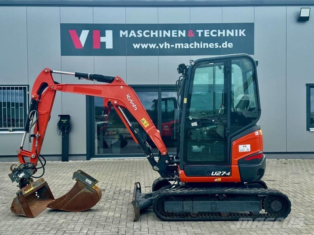 Kubota U 27-4 Mini ekskavatoriai < 7 t