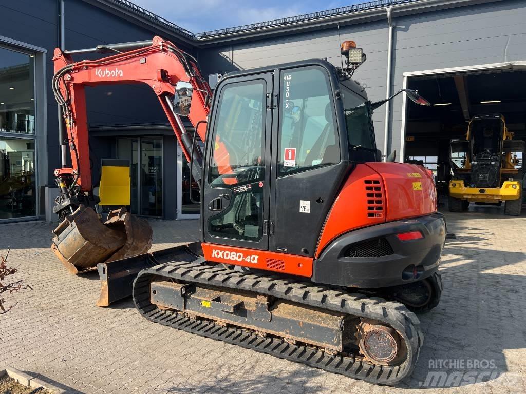 Kubota KX 080-4 Vidutinės galios ekskavatoriai 7-12 t