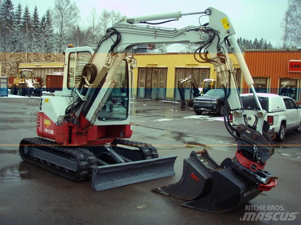 Takeuchi TB153FR Mini ekskavatoriai < 7 t