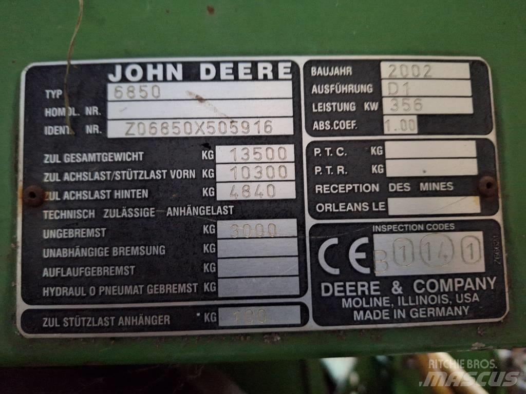 John Deere 6850 Pašarų ruošimo technika