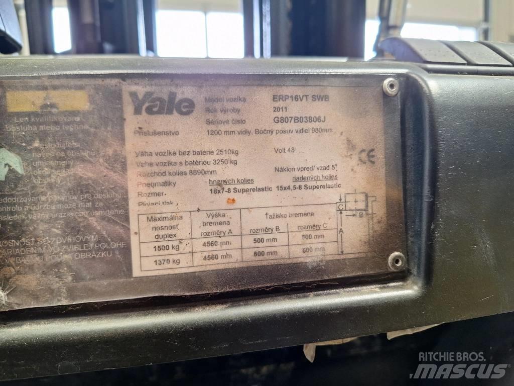 Yale ERP16VT Elektriniai šakiniai krautuvai