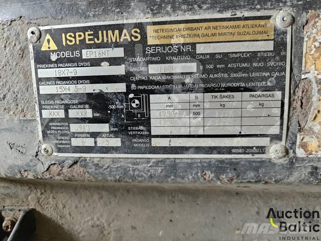 CAT EP 16 NT Elektriniai šakiniai krautuvai