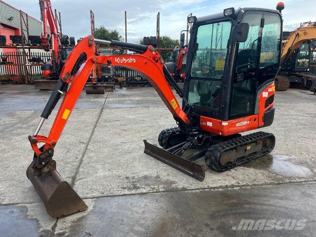 Kubota KX 018-4 Mini ekskavatoriai < 7 t