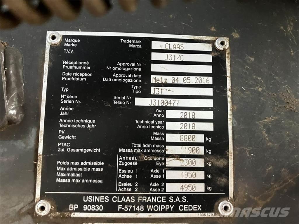 CLAAS 5200 FC Stačiakampių ryšulių presai
