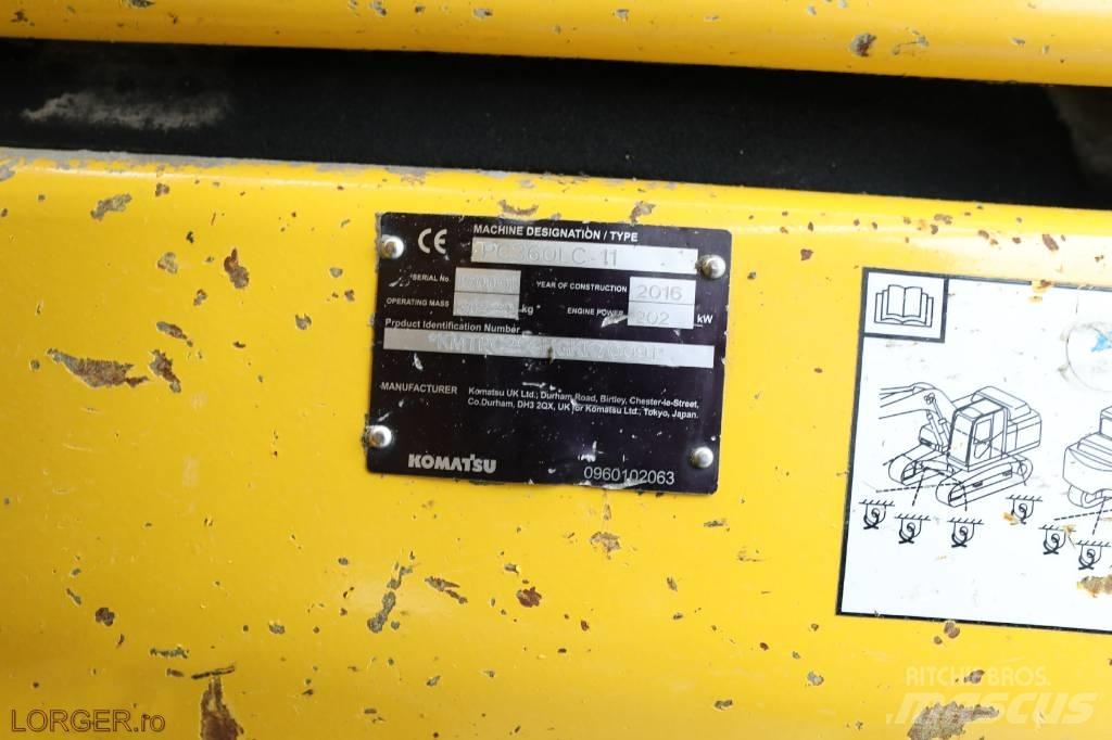 Komatsu PC 360 LC - 11 Vikšriniai ekskavatoriai