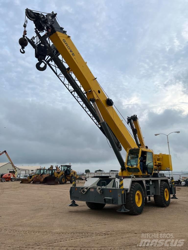 Grove GRT 8100 Neapdoroto reljefo kranai