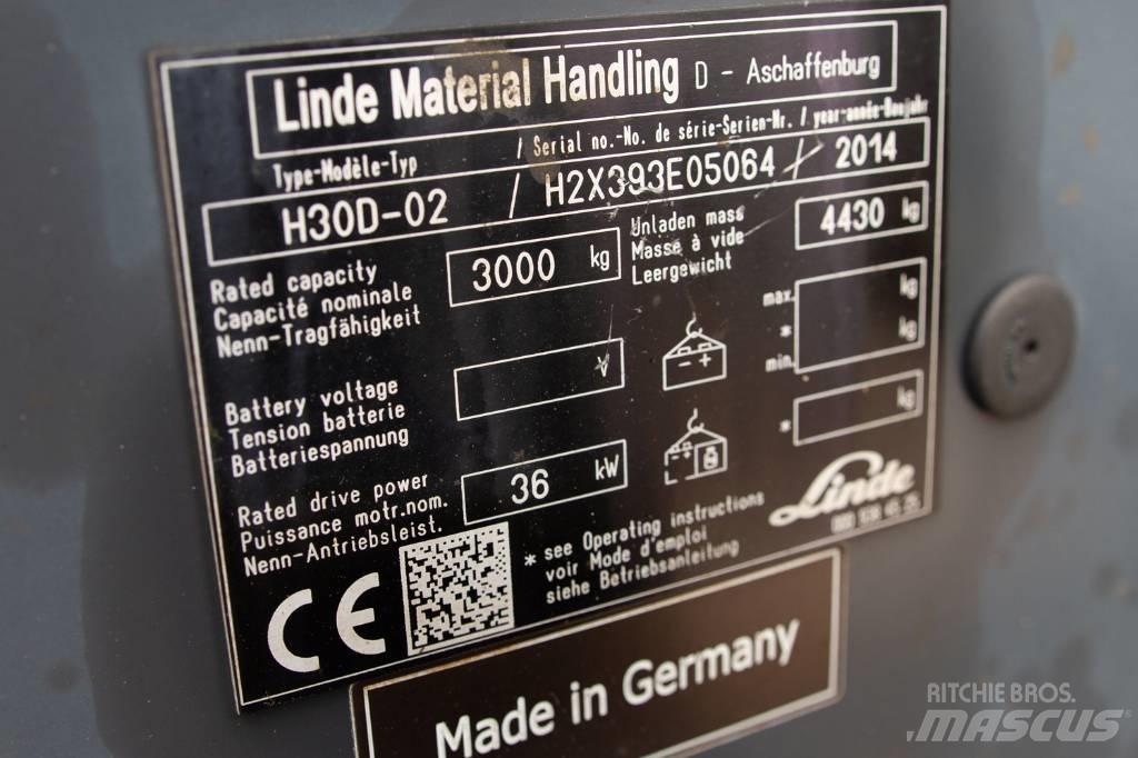 Linde H30D-02 Dyzeliniai krautuvai
