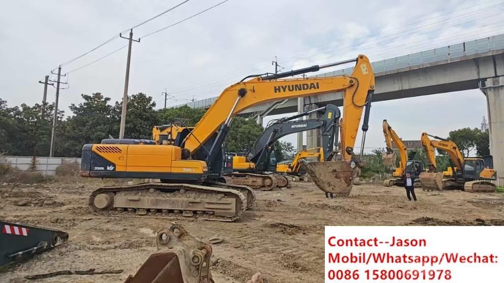 Hyundai Robex 350vs Vikšriniai ekskavatoriai