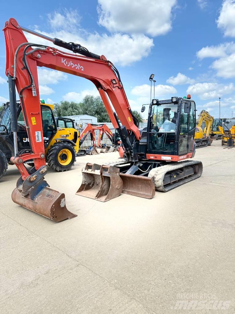 Kubota KX 080-4 Vidutinės galios ekskavatoriai 7-12 t