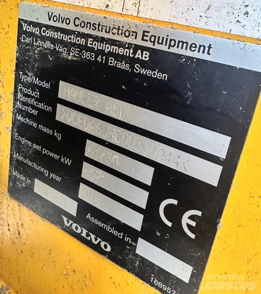 Volvo A 60 H Karjeriniai savivarčiai