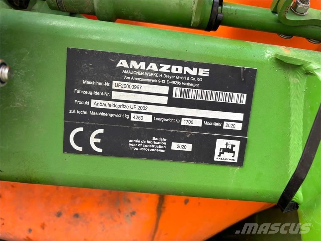 Amazone UF 2002 Prikabinami purkštuvai