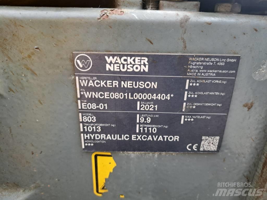 Wacker Neuson 803 Vikšriniai ekskavatoriai