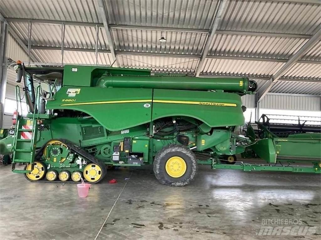 John Deere S 680 Derliaus nuėmimo kombainai