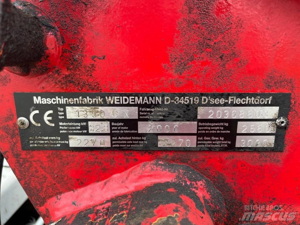 Weidemann 1350CX45 Krautuvai su šoniniu pasukimu