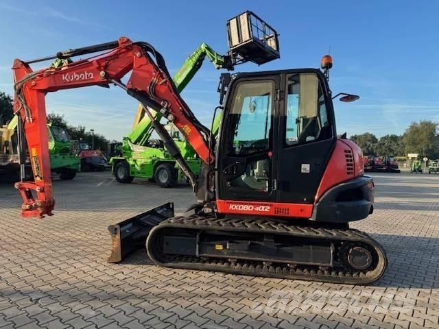 Kubota KX080-4a2 Vidutinės galios ekskavatoriai 7-12 t