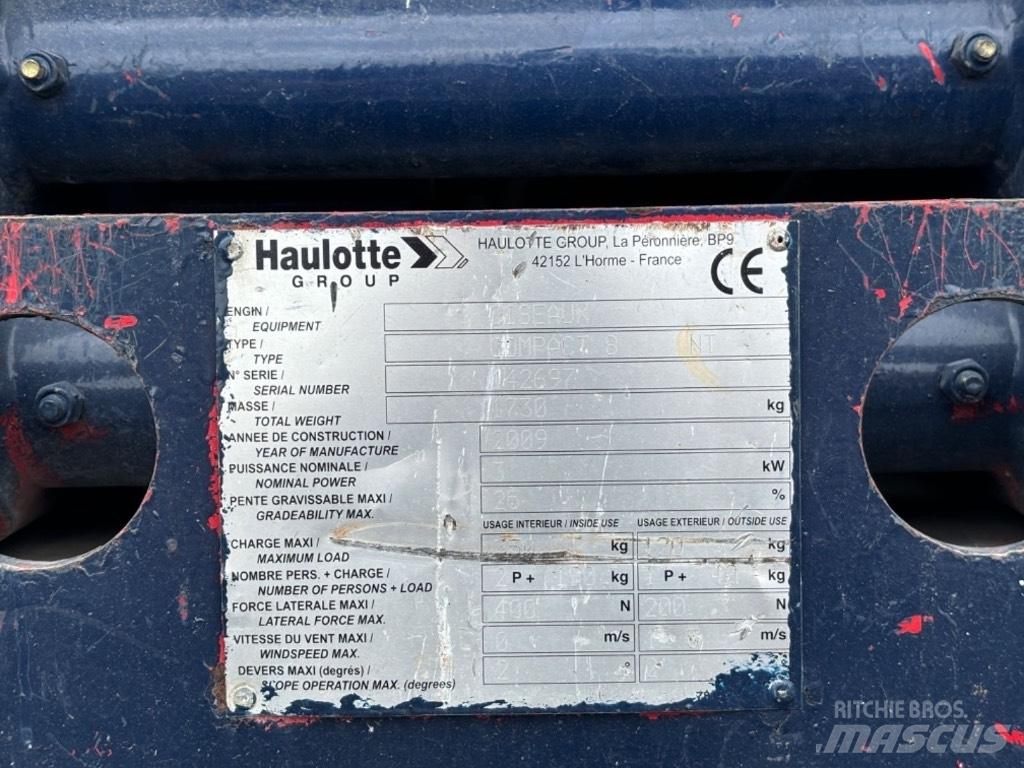 Haulotte Compact 8 Žirkliniai keltuvai