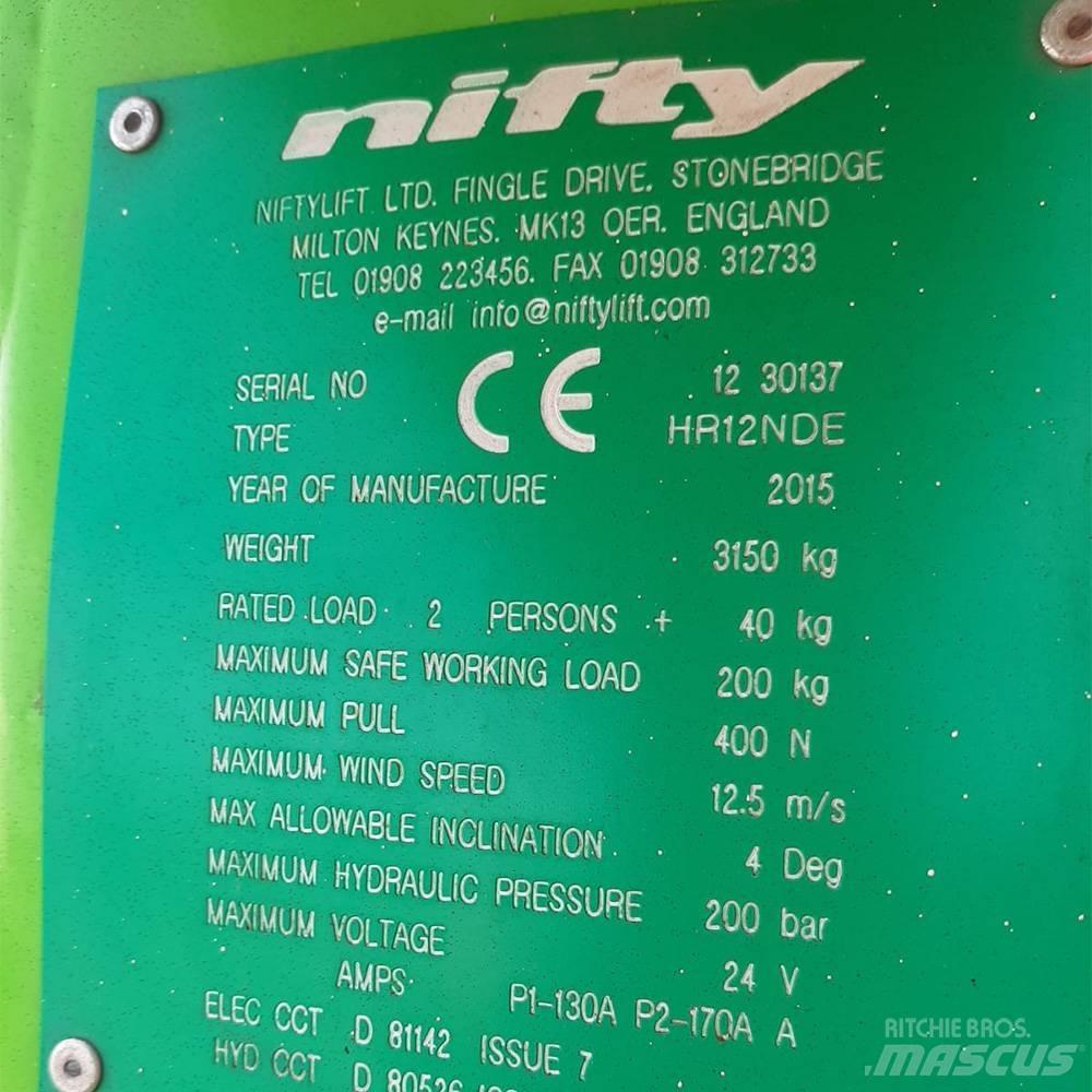 Niftylift HR 12 Alkūniniai keltuvai