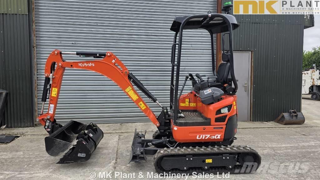 Kubota U 17-3a Mini ekskavatoriai < 7 t