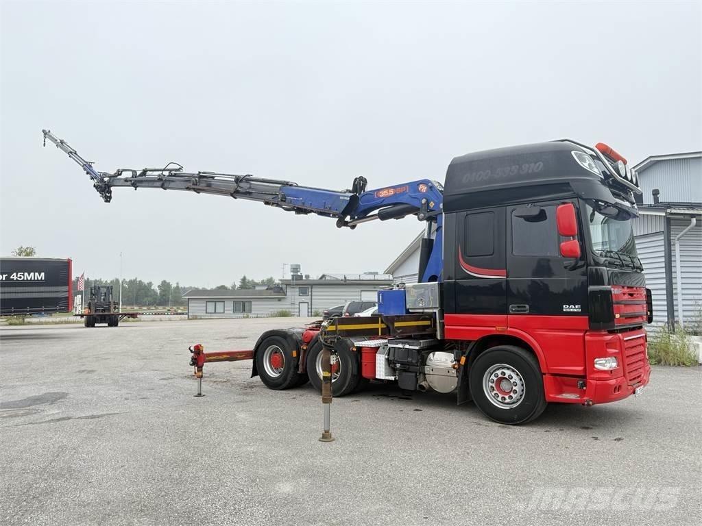 DAF XF105.510 6X4 Automobiliniai kranai