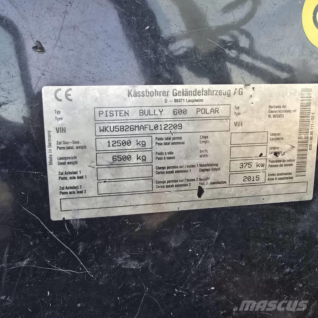 Kässbohrer PB 600 Sniego valytuvai