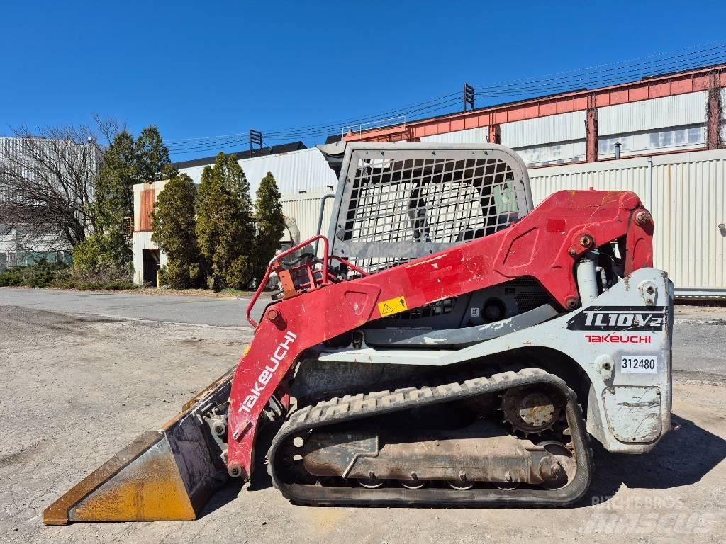 Takeuchi TL10 Krautuvai su šoniniu pasukimu