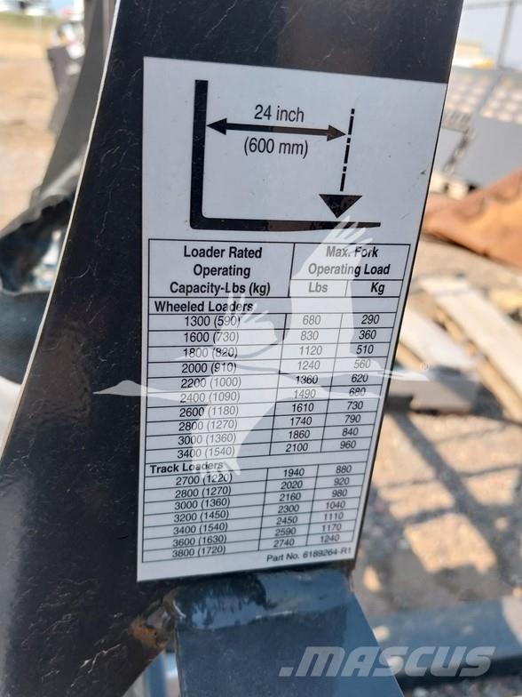 CASE 55A-FFB Šakės