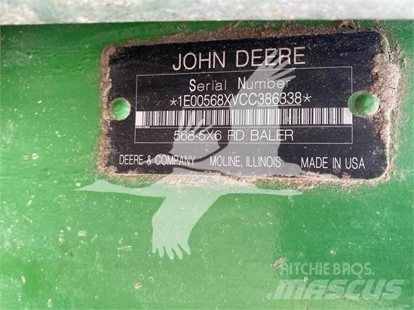 John Deere 568 Ritinių presai