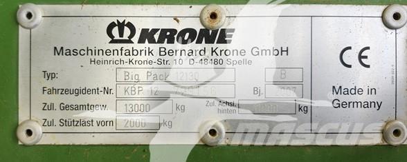 Krone BP12130 Stačiakampių ryšulių presai