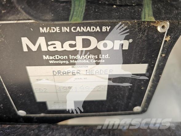 MAC DON FD250 Derliaus nuėmimo kombainų galvos