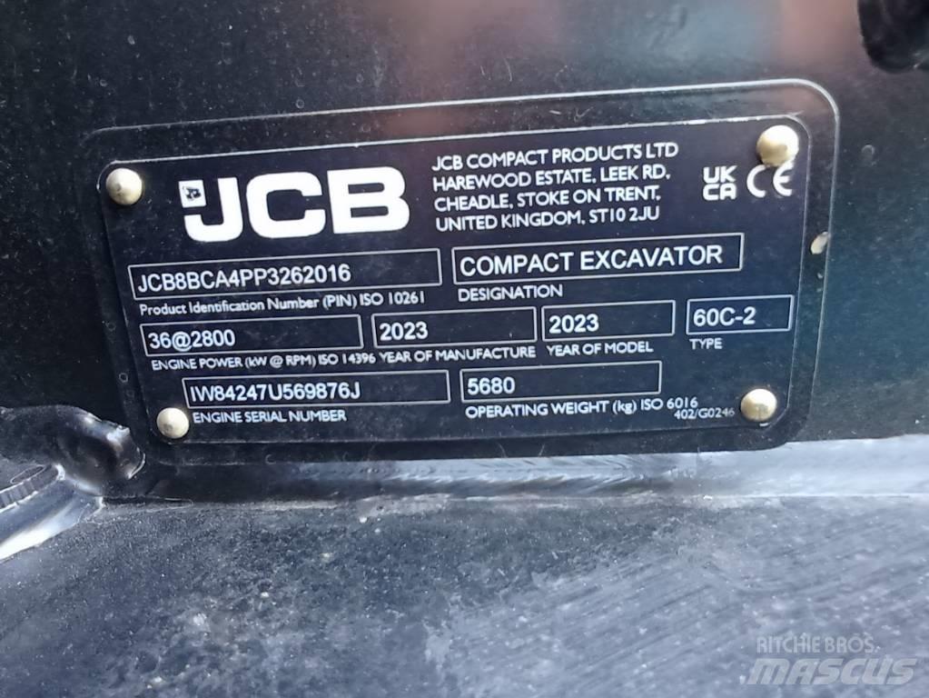 JCB 60 C-2 Mini ekskavatoriai < 7 t
