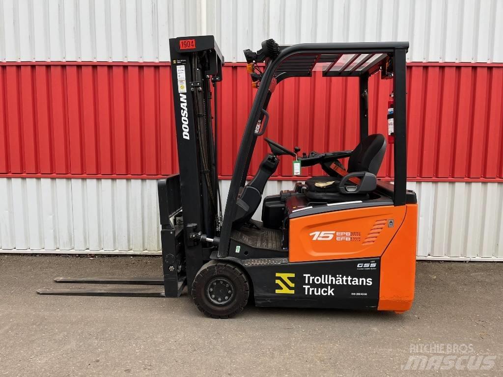 Doosan B 15 T-7 Elektriniai šakiniai krautuvai