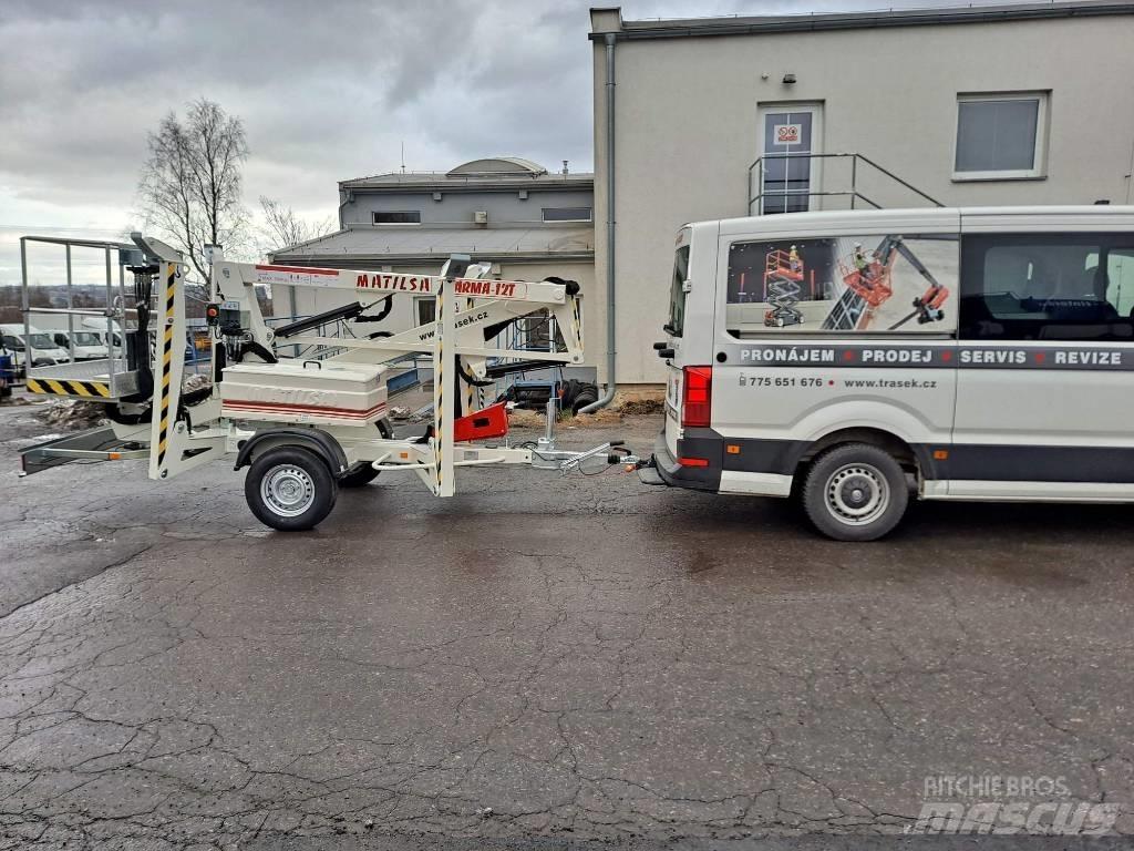 Matilsa Parma 12T Ant priekabų montuojamos kėlimo platformos