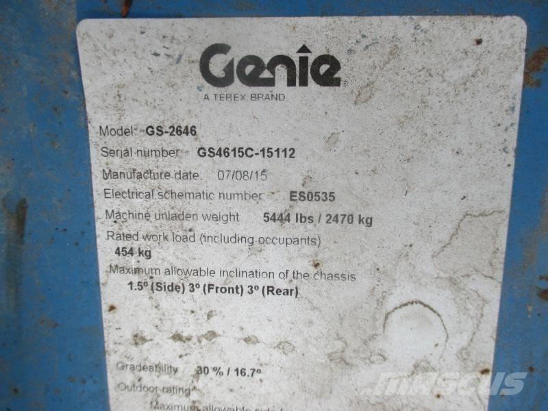 Genie GS 2646 Žirkliniai keltuvai
